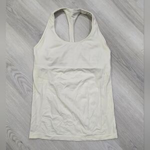 Lululemon Ebb to Street Tank Top Cream Size 6 No size dot, approximately size 6
